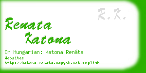 renata katona business card